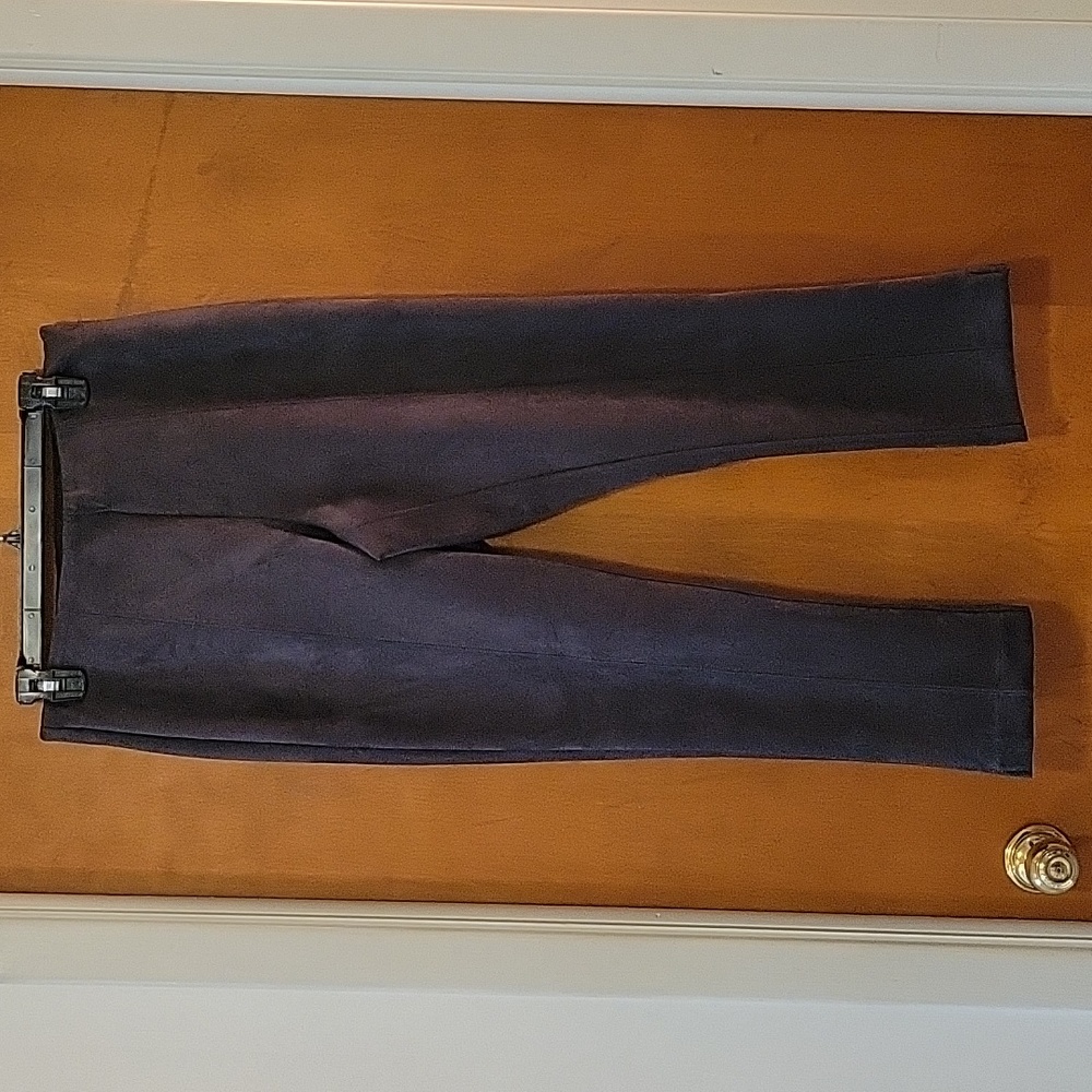 New with Tags b New York Elastic Waist Faux Suede Pant 8